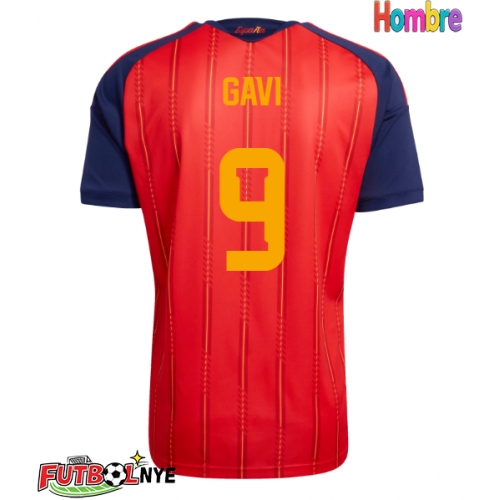 Camiseta España Paez Gavi #9 Primera Equipación Mundial 2026 manga corta